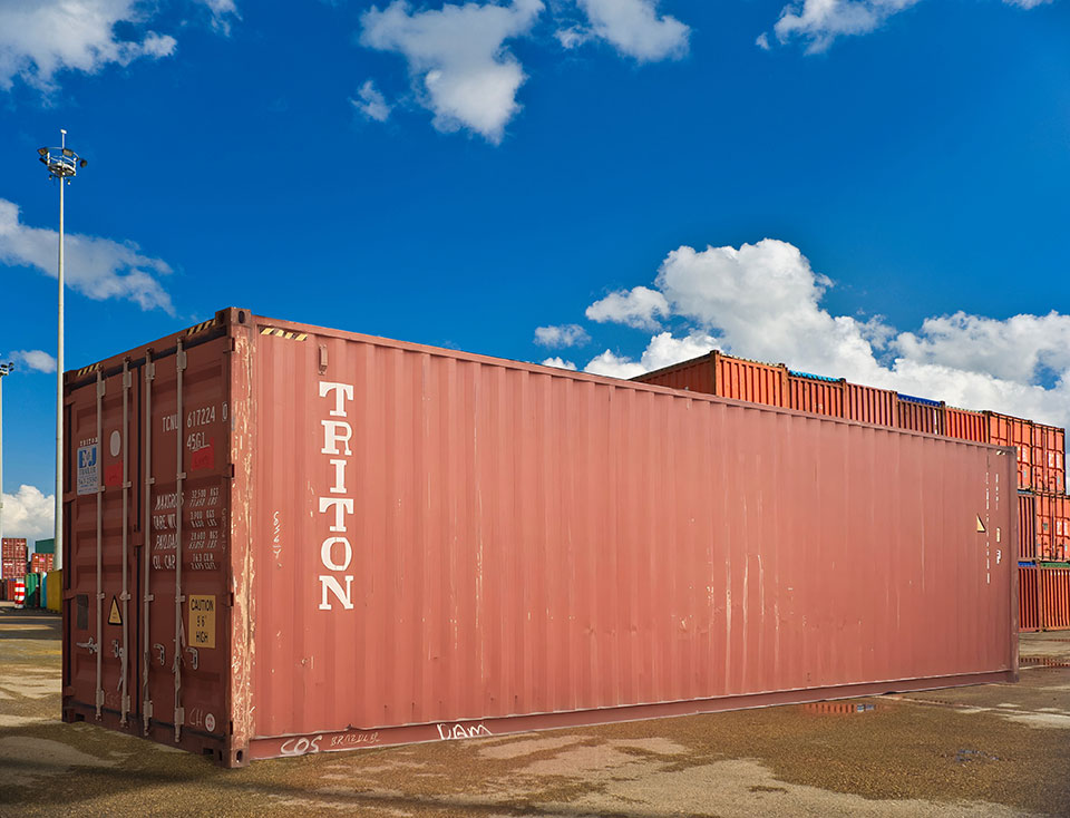 Used 40ft Shipping Container